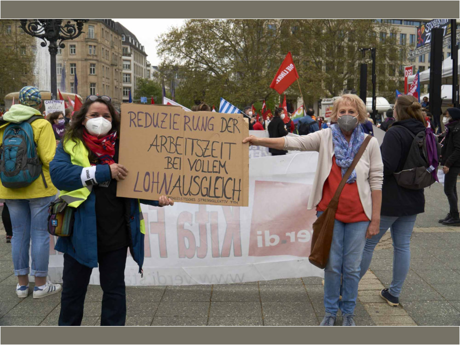 1. Mai 2021 - Maifeier des DGB in Frankfurt