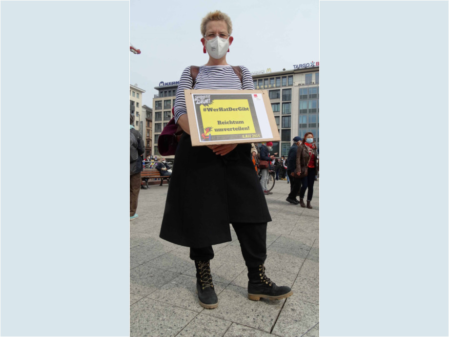 1. Mai 2021 - Maifeier des DGB in Frankfurt