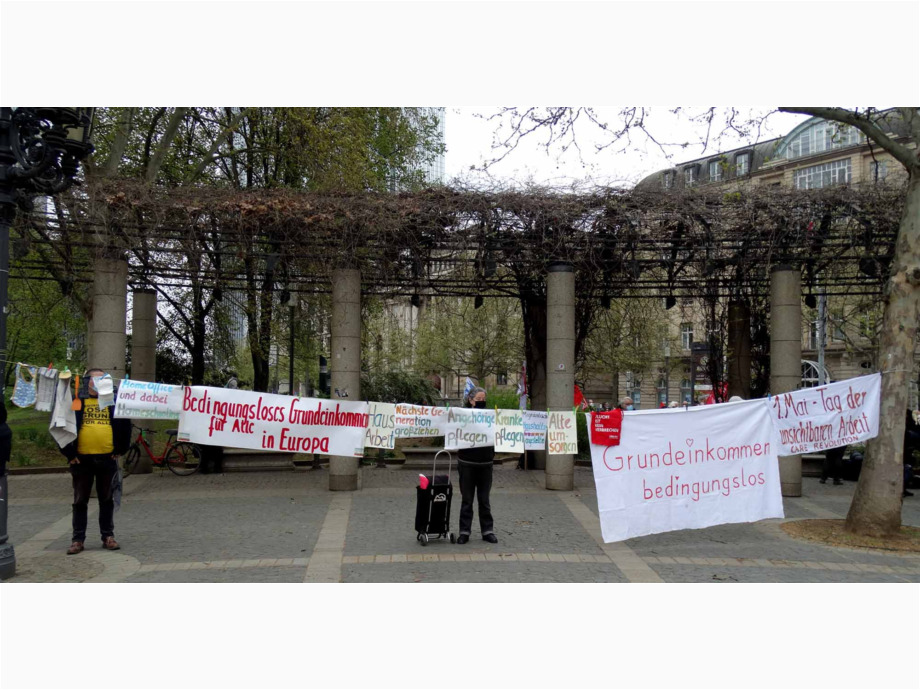 1. Mai 2021 - Maifeier des DGB in Frankfurt