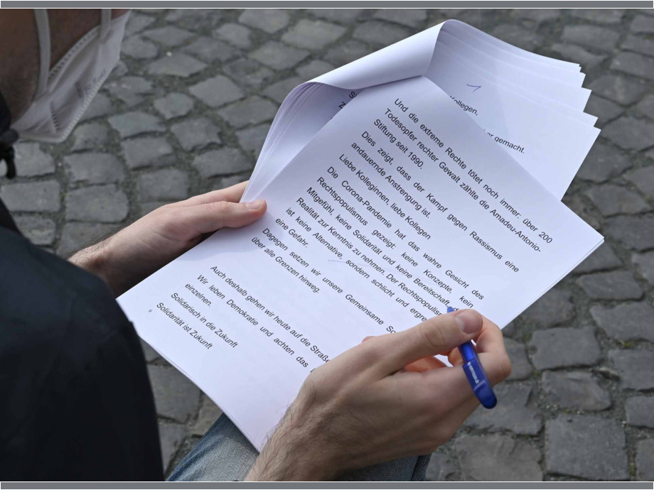 1. Mai 2021 - Maifeier des DGB in Giessen