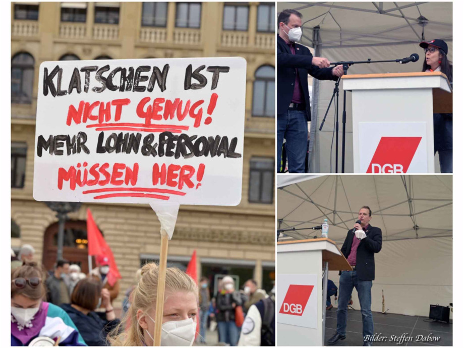 1. Mai 2021 - Maifeier des DGB in Frankfurt