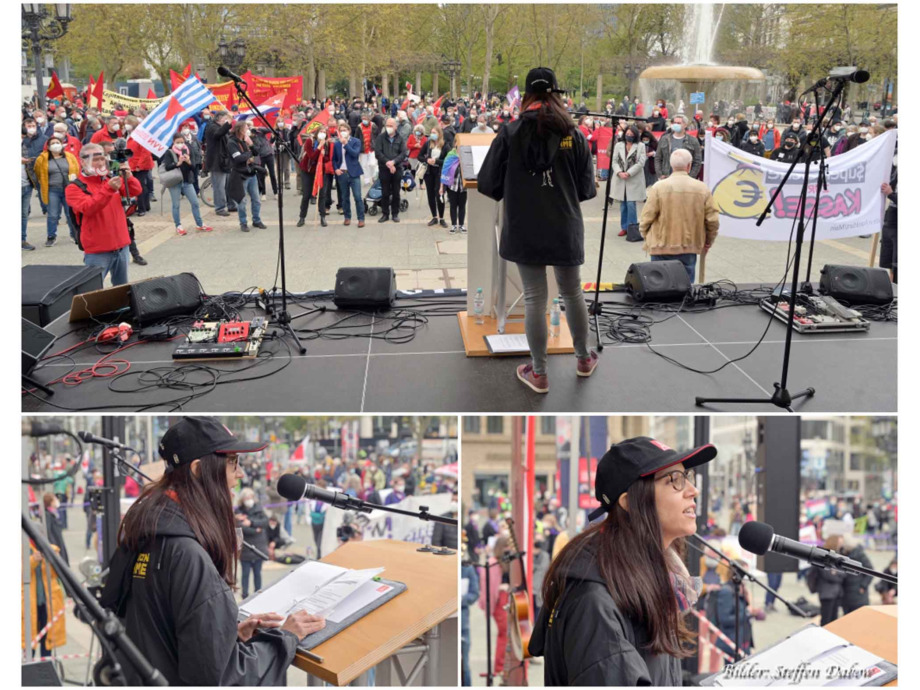 1. Mai 2021 - Maifeier des DGB in Frankfurt