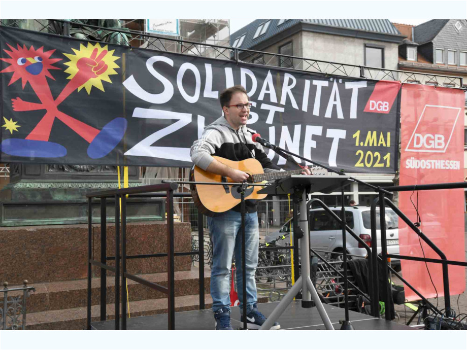 1. Mai 2021 - Maifeier des DGB in Hanau