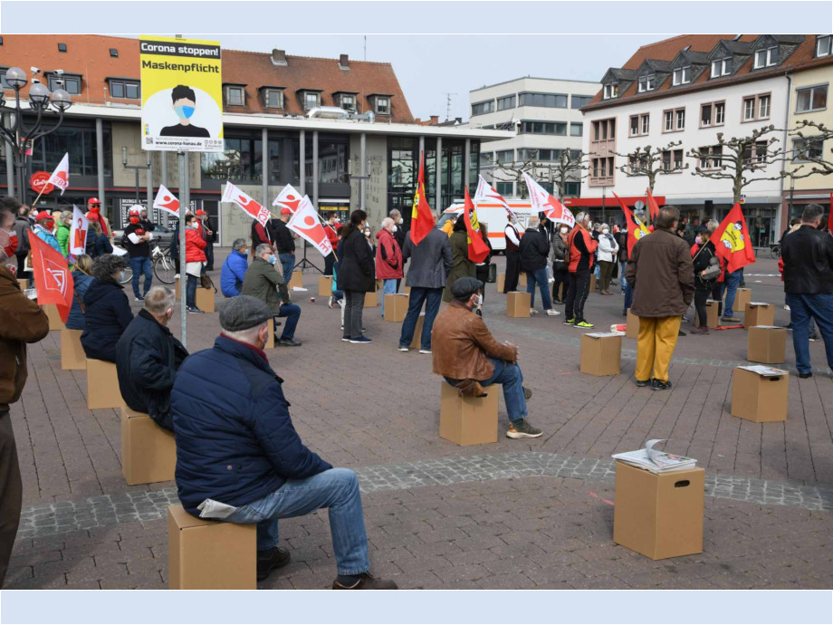 1. Mai 2021 - Maifeier des DGB in Hanau