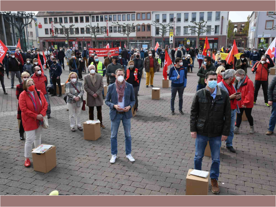 1. Mai 2021 - Maifeier des DGB in Hanau
