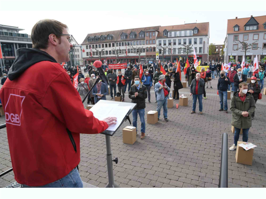 1. Mai 2021 - Maifeier des DGB in Hanau