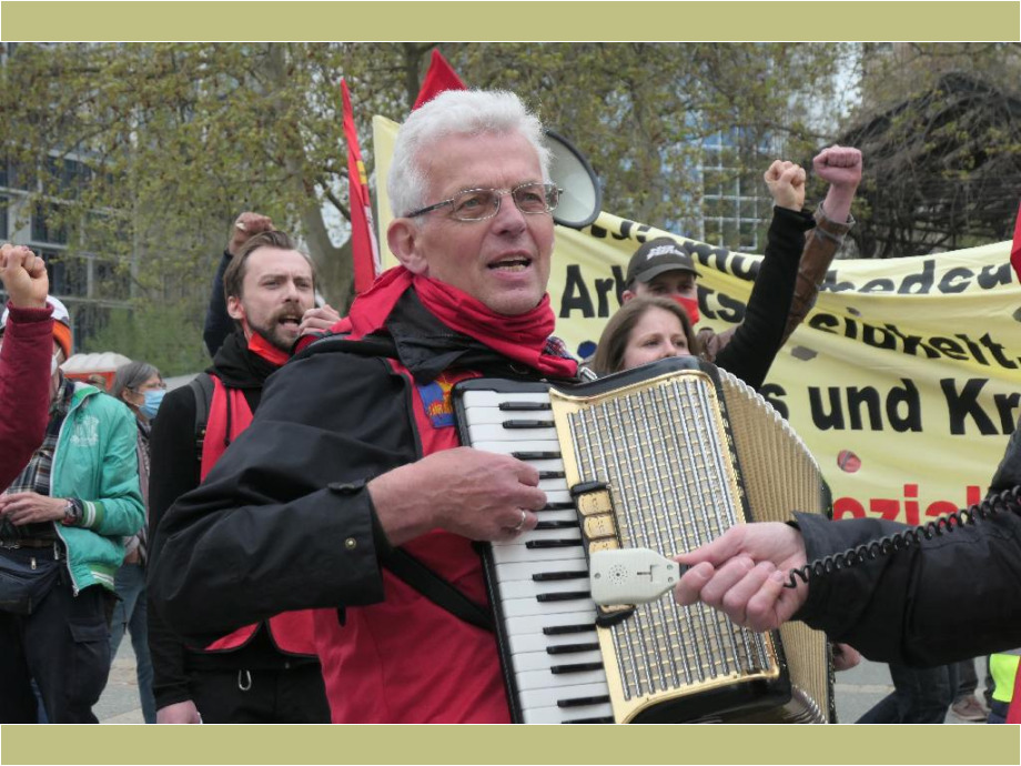 1. Mai 2021 - Maifeier des DGB in Frankfurt