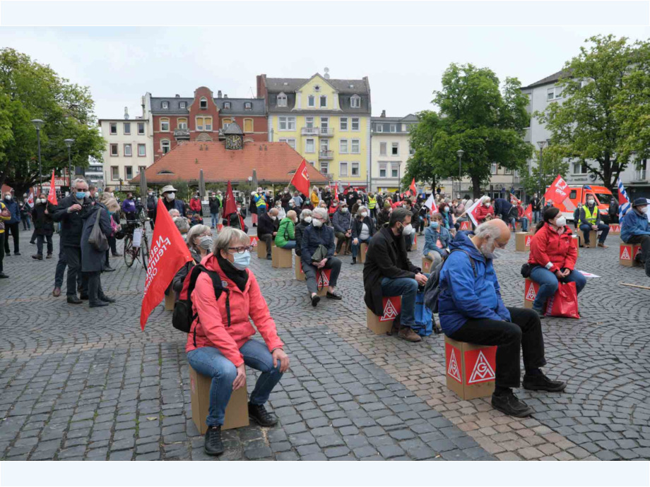 1. Mai 2021 - Maifeier des DGB in Offenbach