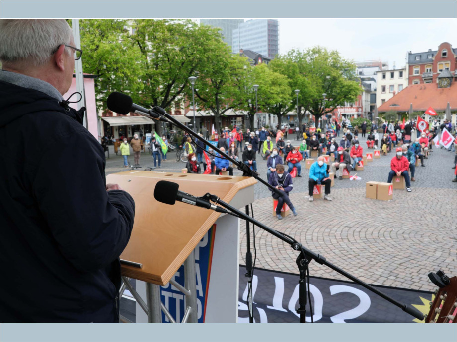 1. Mai 2021 - Maifeier des DGB in Offenbach