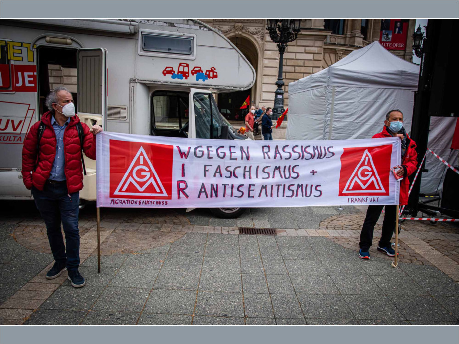 1. Mai 2021 - Maifeier des DGB in Frankfurt