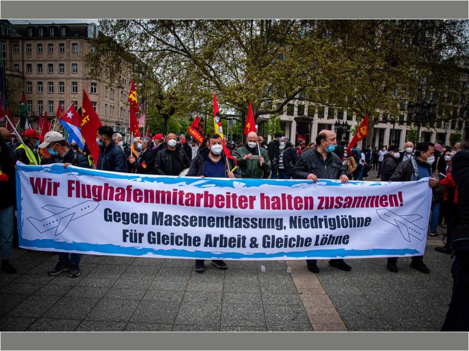 1. Mai 2021 - Maifeier des DGB in Frankfurt