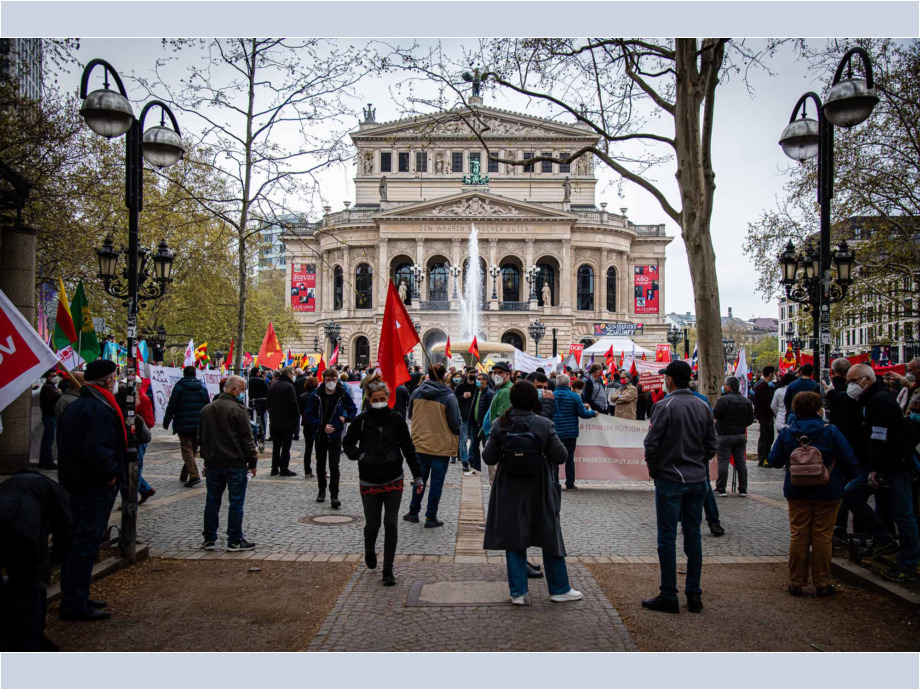 1. Mai 2021 - Maifeier des DGB in Frankfurt