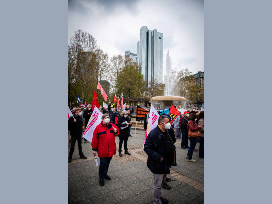 1. Mai 2021 - Maifeier des DGB in Frankfurt