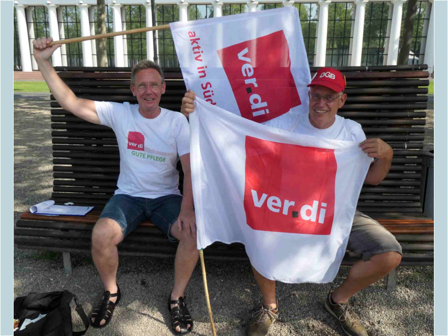 Kämpferische Kollegen