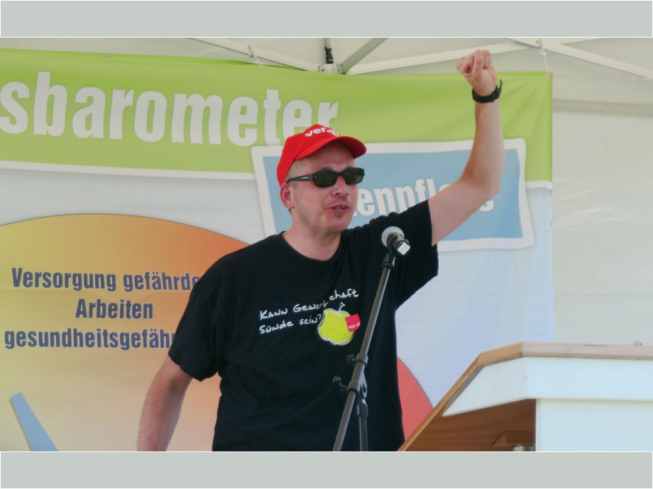 Sei Teil der großen Solidargemeinschaft der Beschäftigten im Gesundheitswesen!