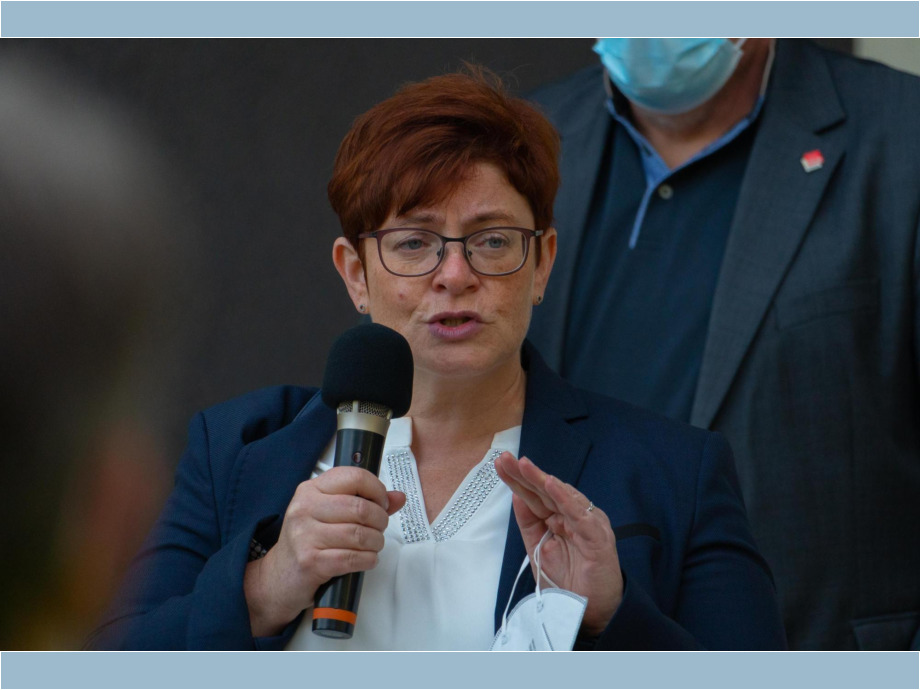 ver.di-Verhandlungsführerin Christine Behle