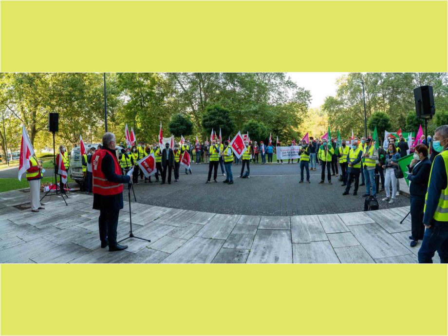 Auftakt der Tarif- und Besoldungsrunde für die Beschäftigten des Landes Hessen in Wiesbaden