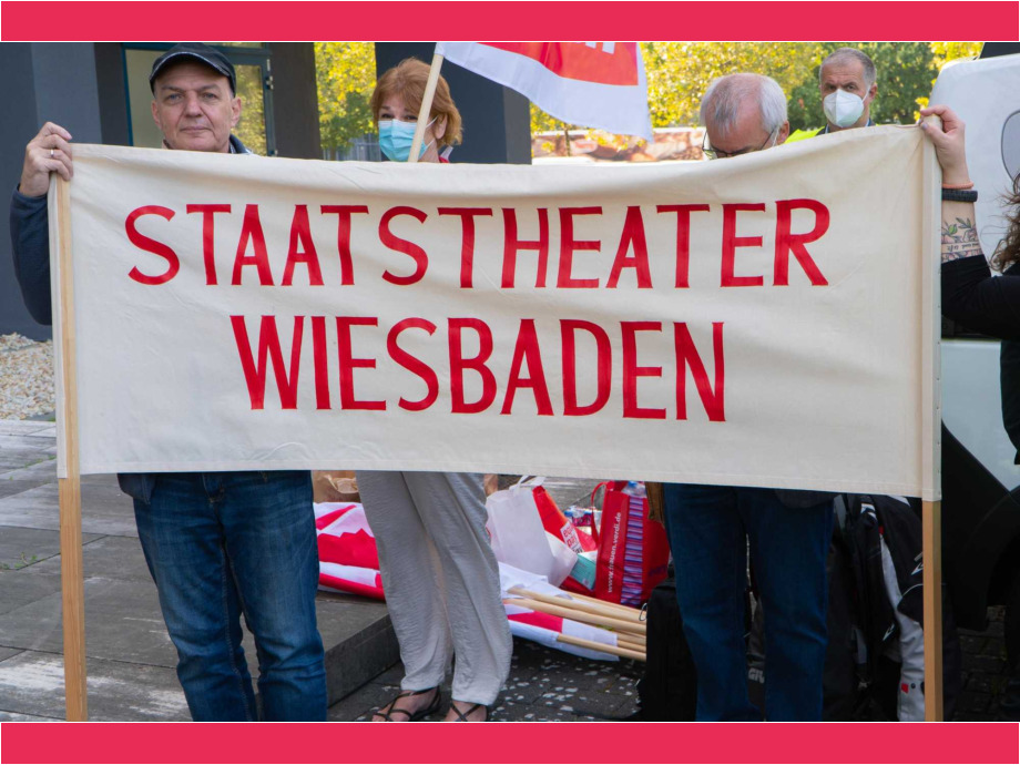 Die Beschäftigten des Landes Hessen fordern 5 Prozent mehr