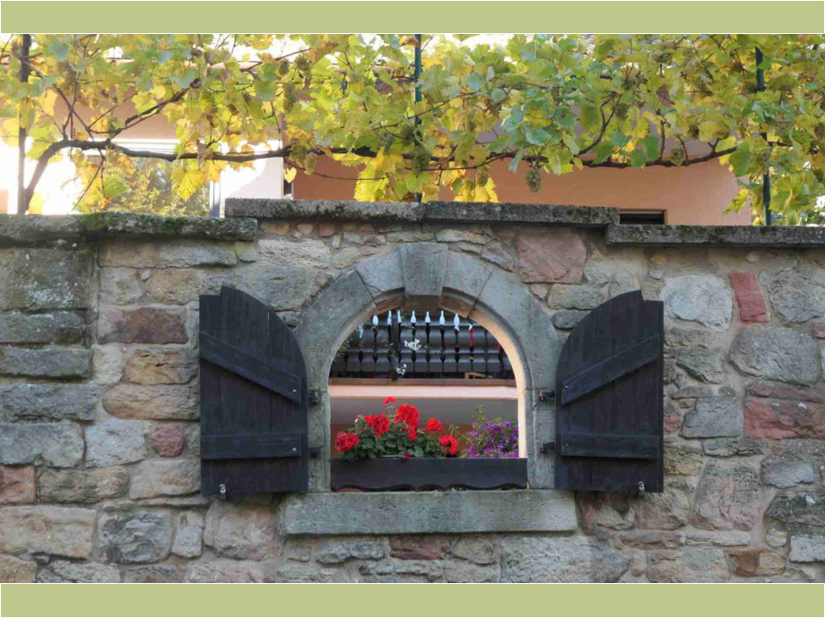 Kleine Details ergänzen das Idyll in Gleisweiler. Kleine Details ergänzen das Idyll in Gleisweiler.