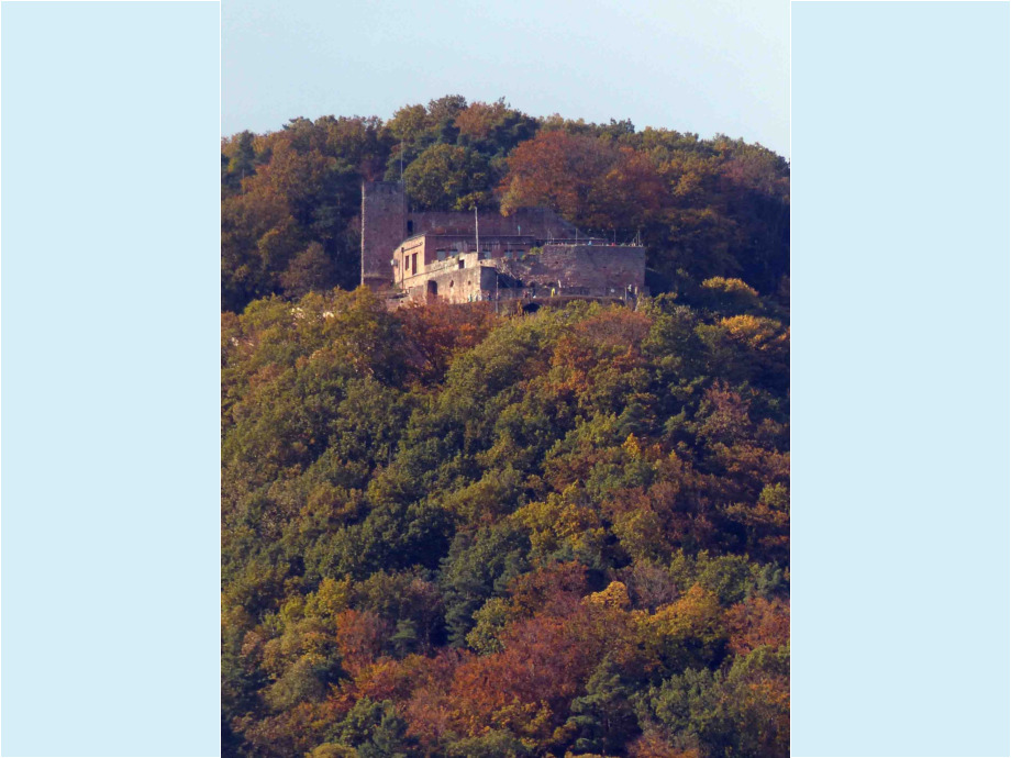 die Rietburg liegt in 530 Metern Höhe die Rietburg liegt in 530 Metern Höhe