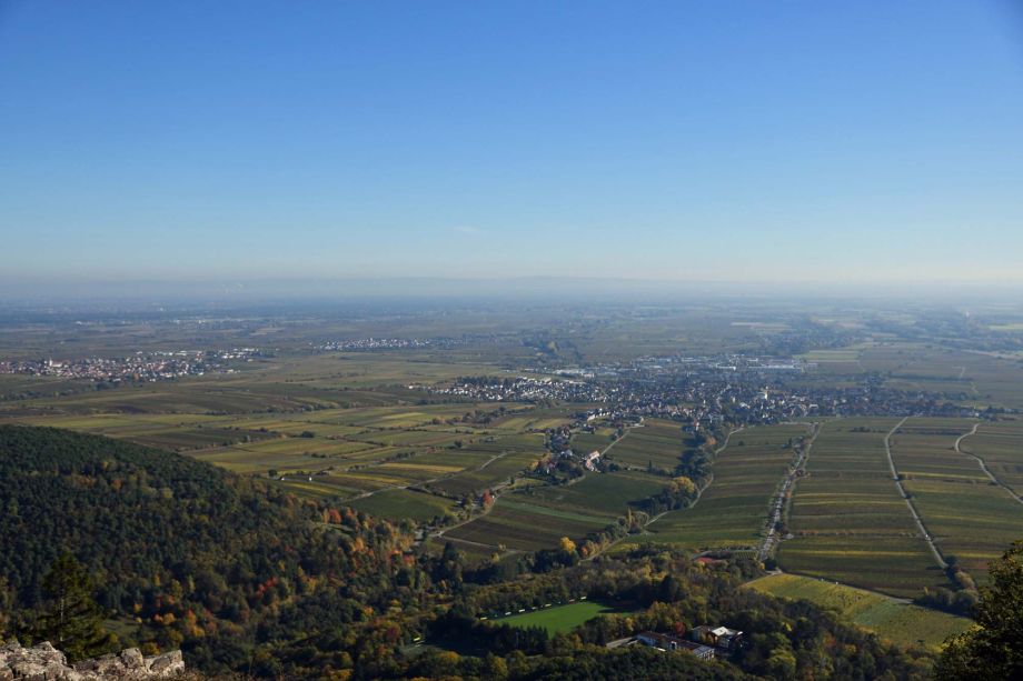 weiter Blick in die Rheinebene weiter Blick in die Rheinebene