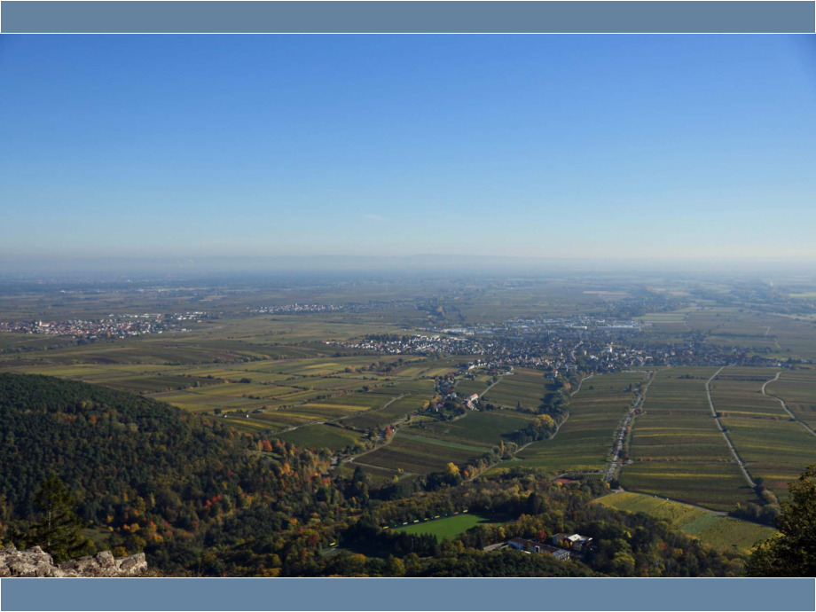 weiter Blick in die Rheinebene weiter Blick in die Rheinebene
