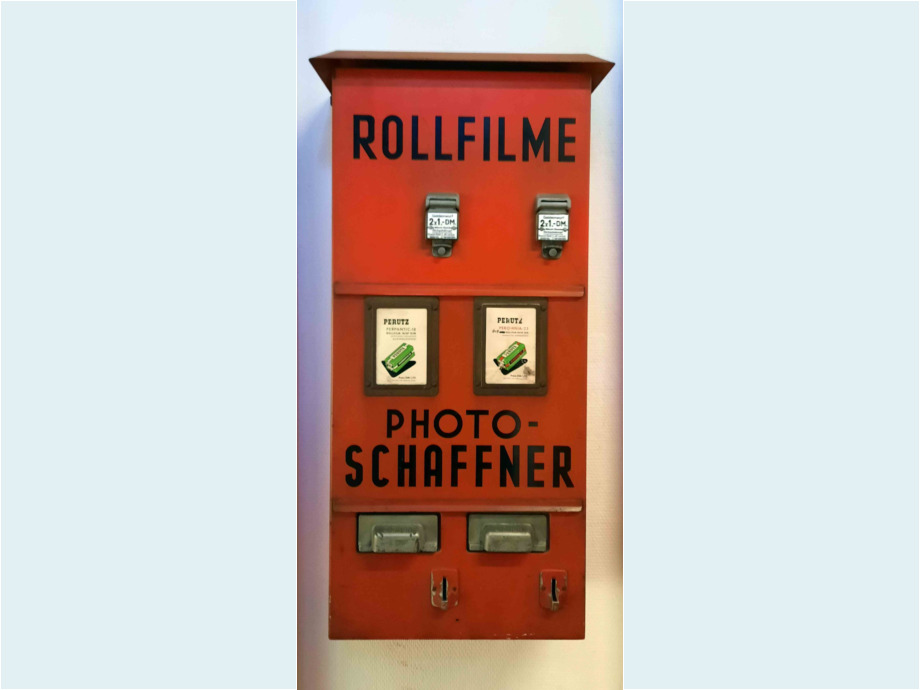 ein Rollfilmautomat von anno dazumal ein Rollfilmautomat von anno dazumal