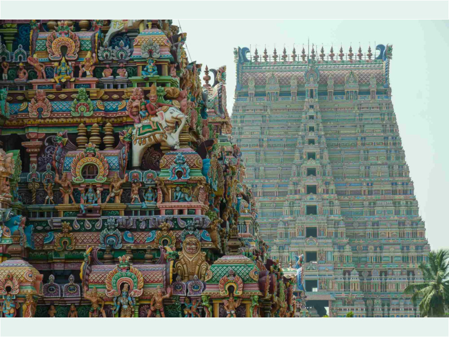 Hindutempel in Thanjavur, Südindien Hindutempel in Thanjavur, Südindien