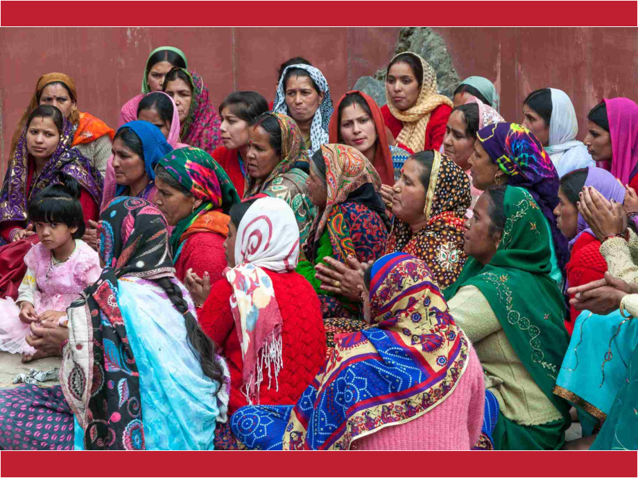 Pilgerinnen in Gaurikund, Indien Pilgerinnen in Gaurikund, Indien