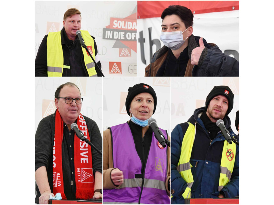 täglich kommen Solidaritätsbesuche