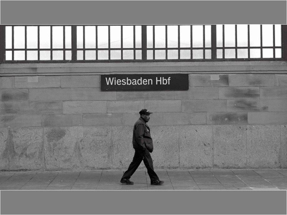 Auf dem Weg zur Arbeit
