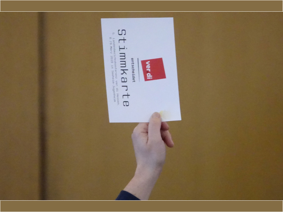 Gelebte Demokratie mit der Hand