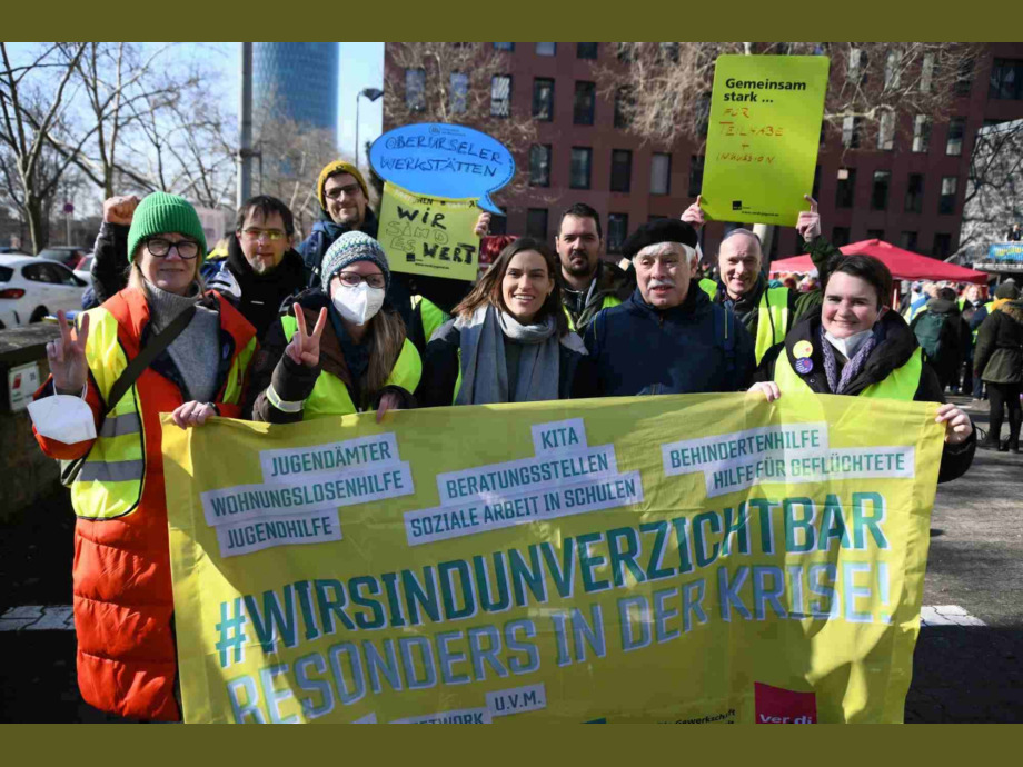 Für mehr Anerkennung und Entlastung