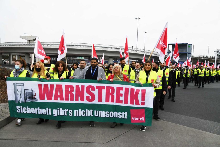 Wenn wir streiken läuft in Frankfurt nichts mehr