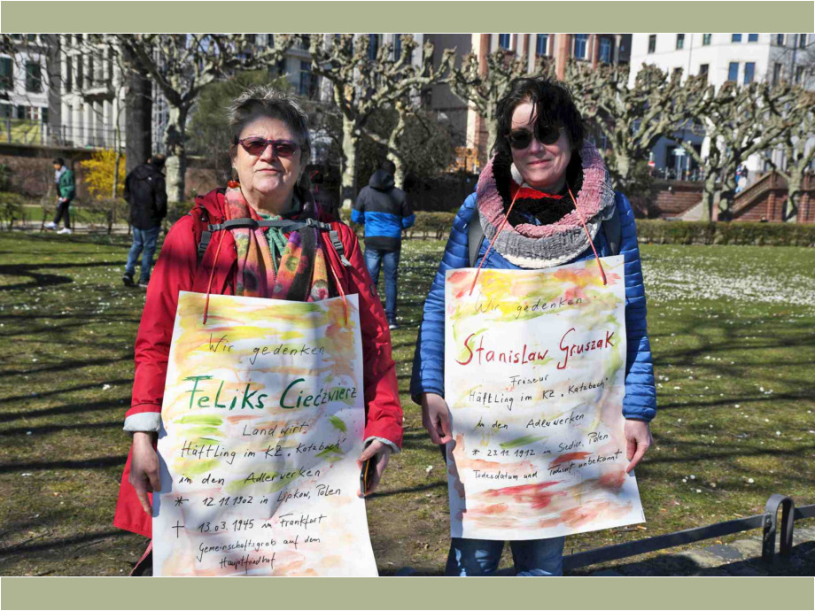 Gegen das Vergessen