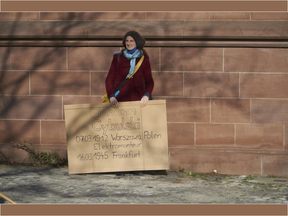 Erinnerung ist wichtig