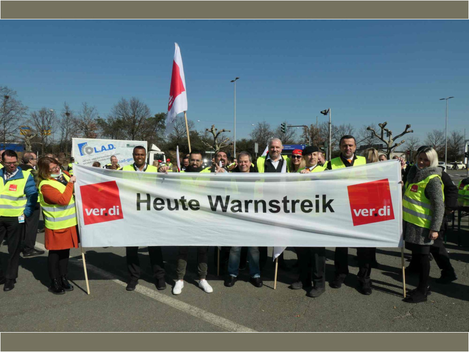 Heute Warnstreik