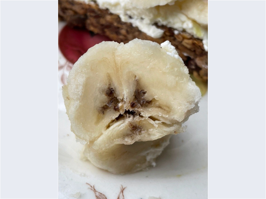 Diese Banane möchte nicht gegessen werden