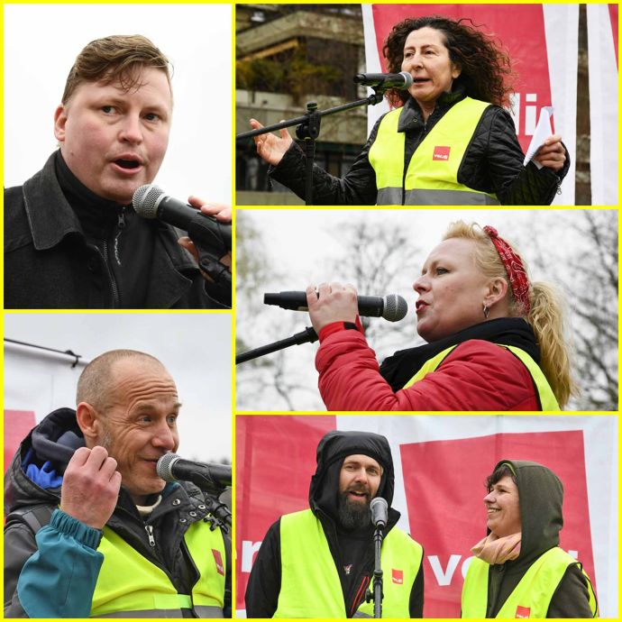 "Mehr bringt mehr!" - unter diesem Motto demonstrierten heute streikende Beschäftigte aus dem Sozial- und Erziehungsdienst des Main-Kinzig-Kreises in Gelnhausen