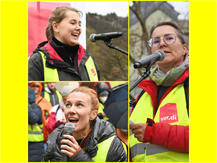 "Mehr bringt mehr!" - unter diesem Motto demonstrierten heute streikende Beschäftigte aus dem Sozial- und Erziehungsdienst des Main-Kinzig-Kreises in Gelnhausen "Mehr bringt mehr!" - unter diesem Motto demonstrierten heute streikende Beschäftigte aus dem Sozial- und Erziehungsdienst des Main-Kinzig-Kreises in Gelnhausen
