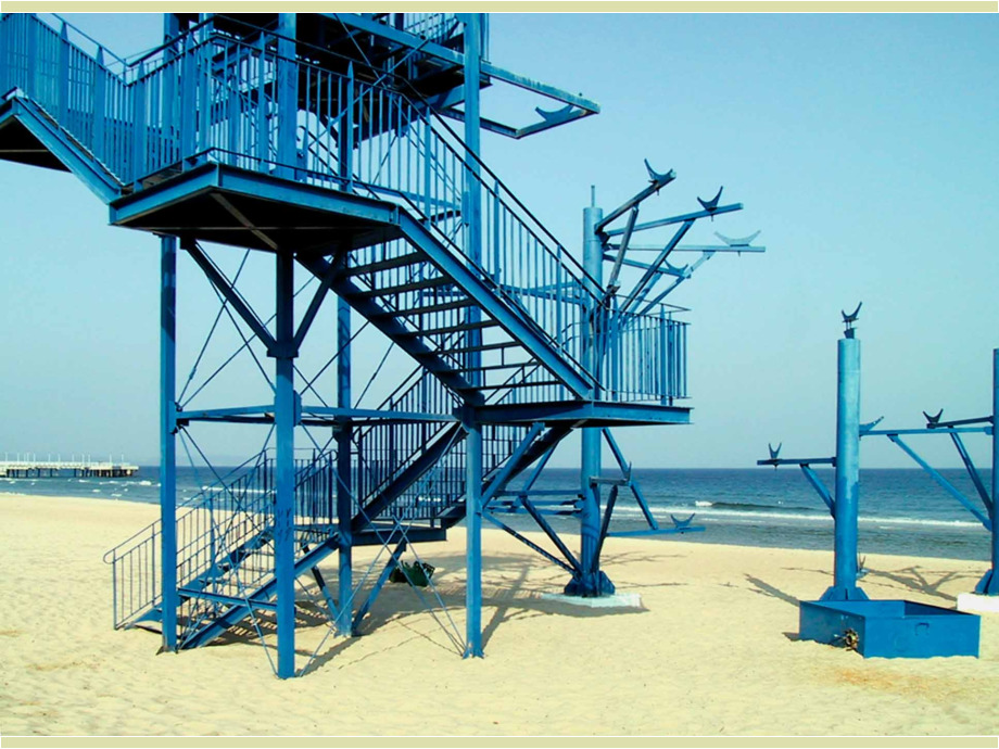 Blaue Treppe Danziger Bucht