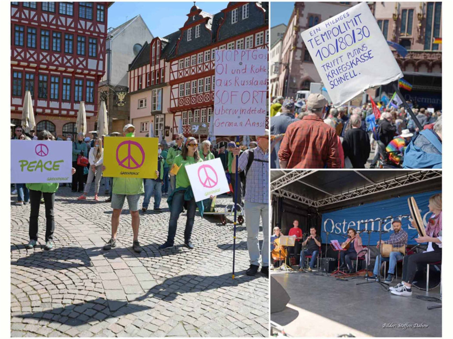 Ostermarsch 2022 in Frankfurt am Main