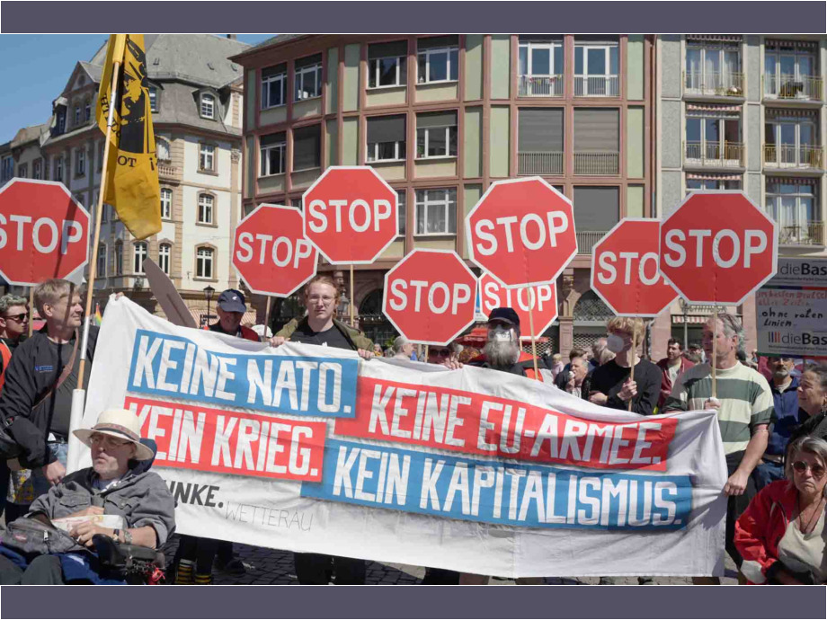 Ostermarsch 2022 in Frankfurt am Main