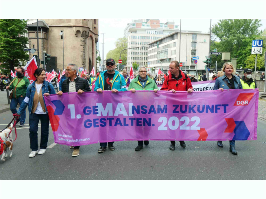Demo durch die Stadt