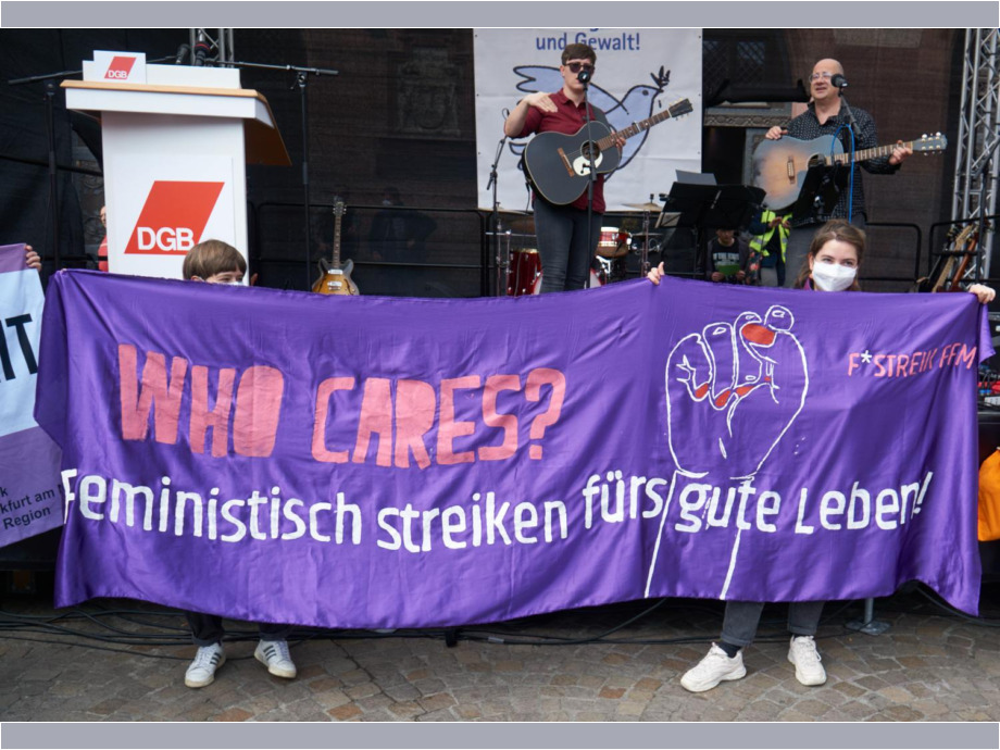 Wir streiken! Gemeinsam gegen Patriarchat und Kapitalismus