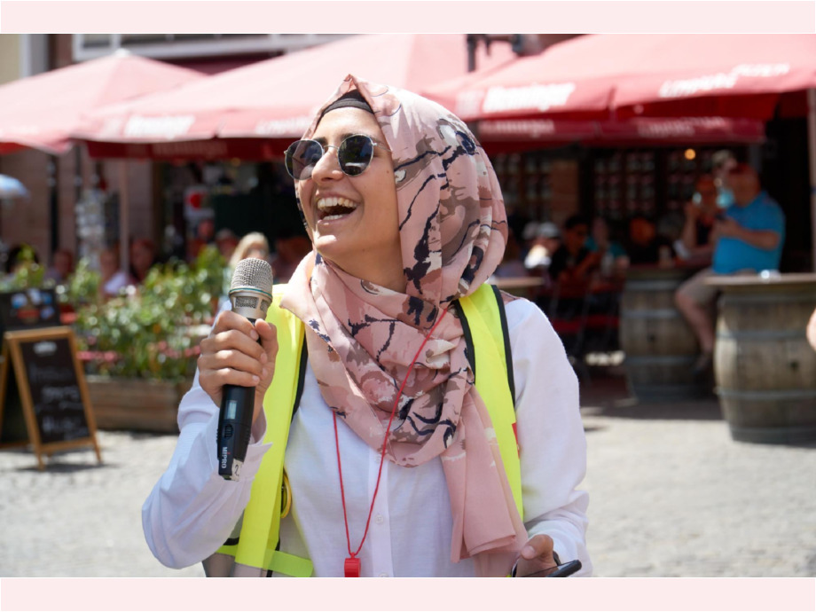 Gut gelaunt und fest entschlossen