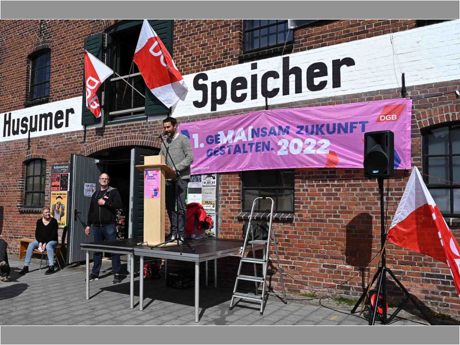 Mai-Kundgebung des DGB in Husum