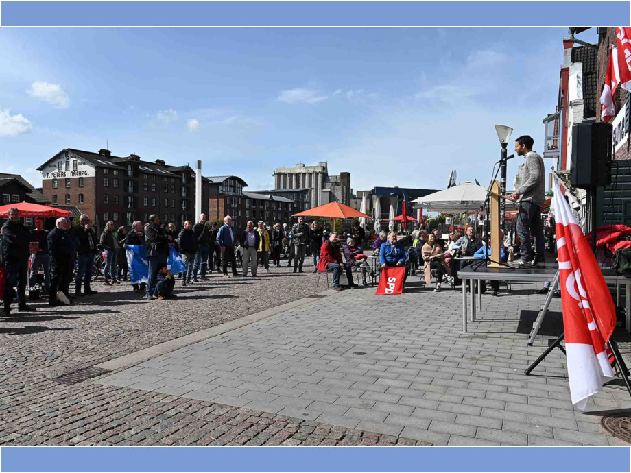 Mai-Kundgebung des DGB in Husum