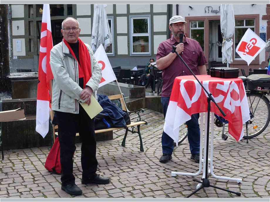 1. Mai - Kundgebung in Dieburg