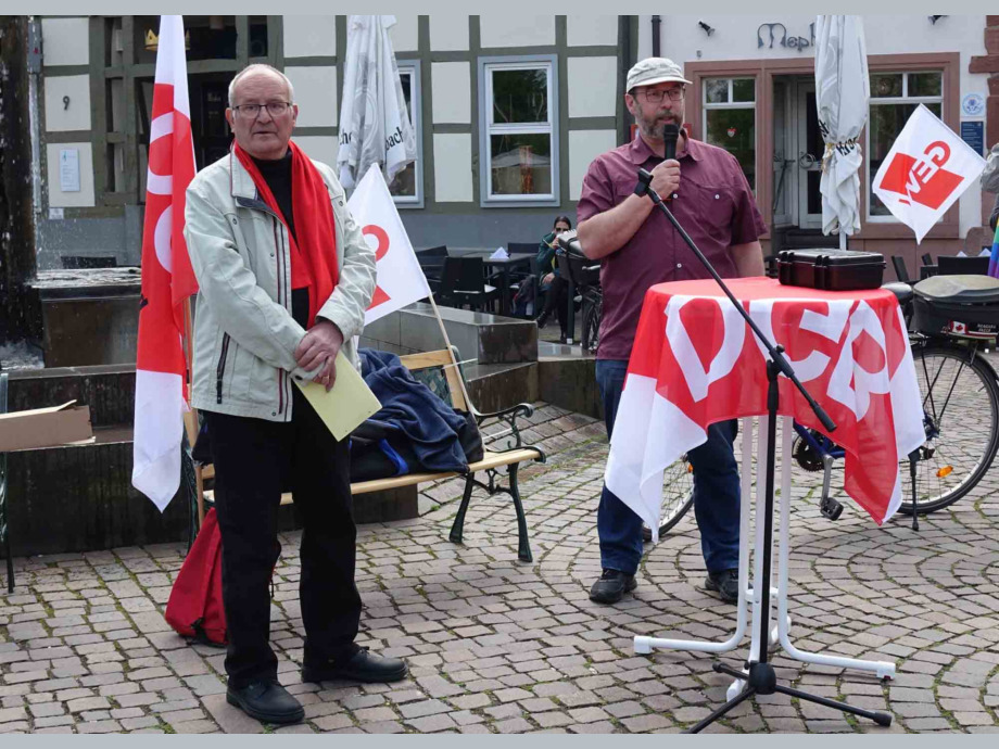 1. Mai - Kundgebung in Dieburg
